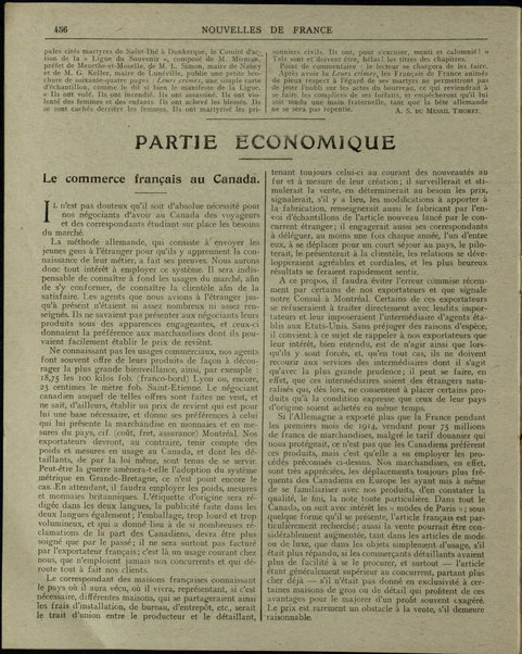 Nouvelles de France et Bulletin des Français résidant à l'étranger : chronique hebdomadaire de la presse française